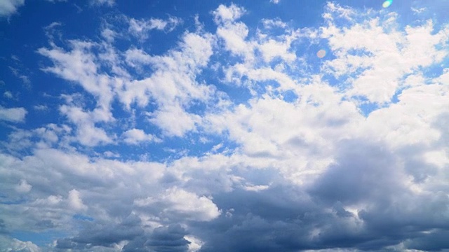 晴空的时间流逝视频素材