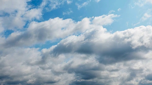 晴空的时间流逝视频素材