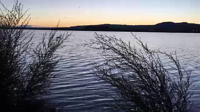 新西兰罗托鲁瓦湖的时间流逝视频素材