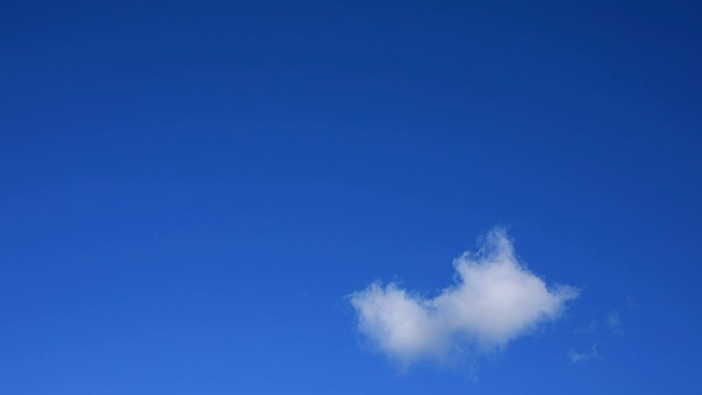 简单的白云时光流逝视频素材画面2