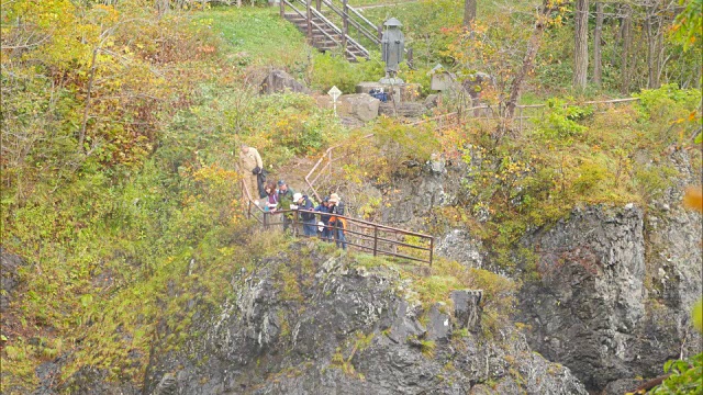 北海道近仙阁的秋天视频素材