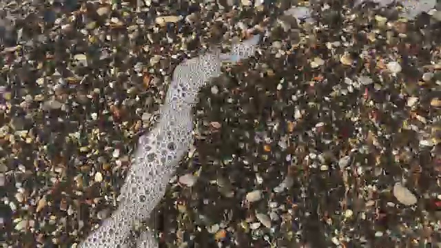 沙滩，加利西亚海滩和大海视频素材画面3