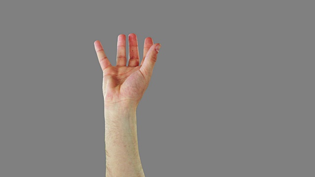 特写的手势视频素材画面4