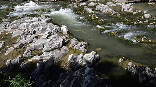 山河石清水视频素材