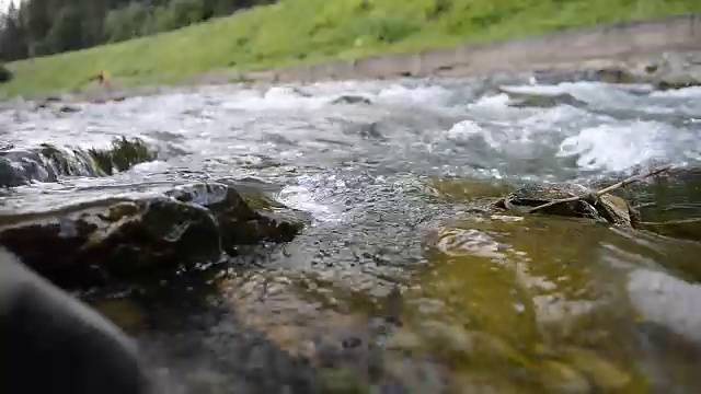 山河石清水视频素材