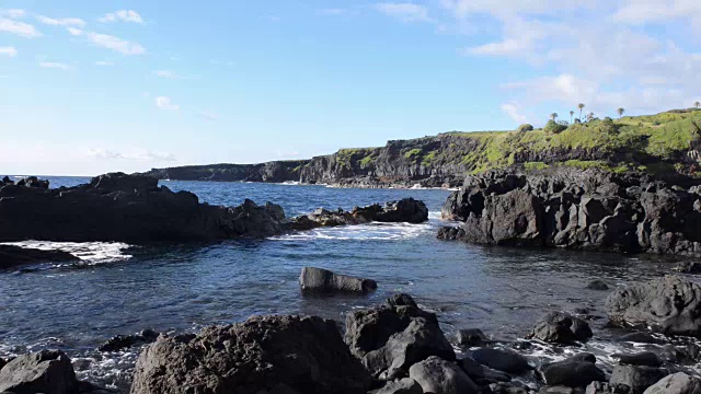 火山海滨视频素材