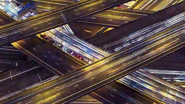 俯视图，时间间隔4k。视频素材画面1