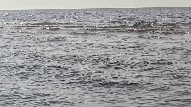 海上的波浪视频素材画面1