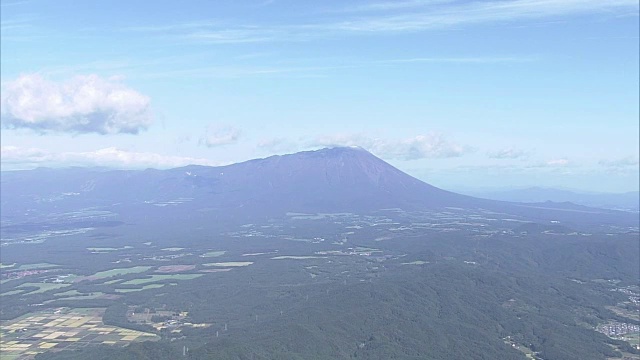 AERIAL，岩手山，日本视频素材