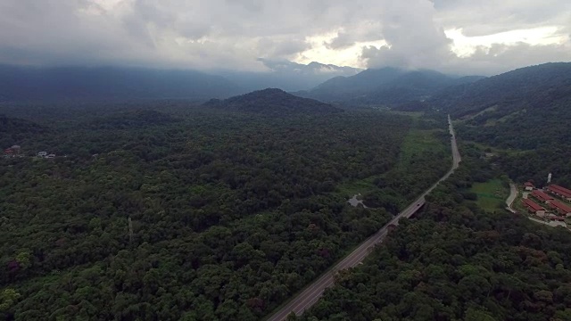 巴西热带雨林鸟瞰图视频素材