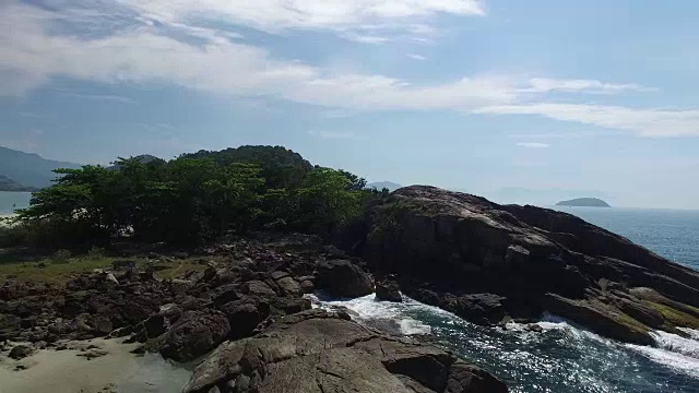 巴西岛鸟瞰图视频素材