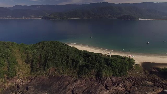 巴西岛鸟瞰图视频素材