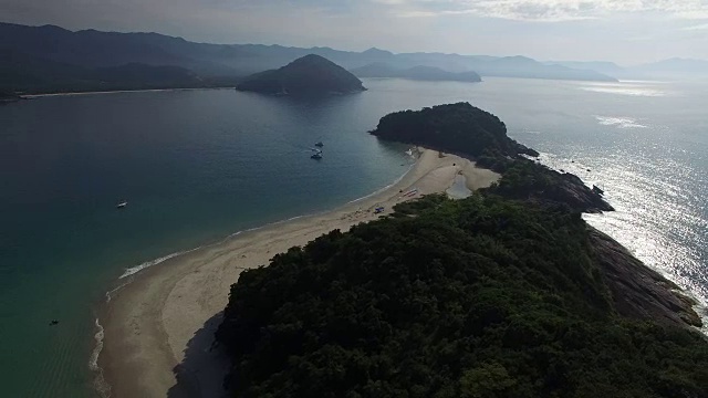 巴西岛鸟瞰图视频素材