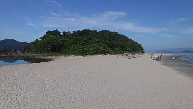 巴西岛鸟瞰图视频素材