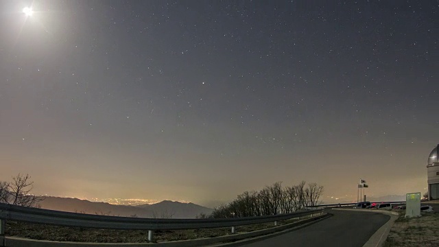 中京澈天文台的星场夜景视频素材