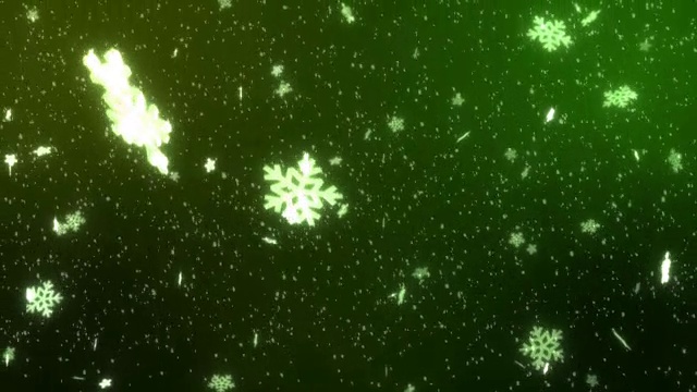 Falling Snow Winter Background with gentle Falling shiny Snowflakes 4K无缝循环视频素材