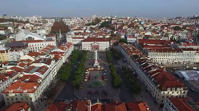 葡萄牙里斯本鸟瞰图视频素材