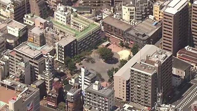 日本东京龟井附近的AERIAL视频素材