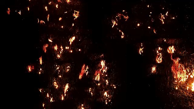 钢丝绒燃烧视频素材画面1