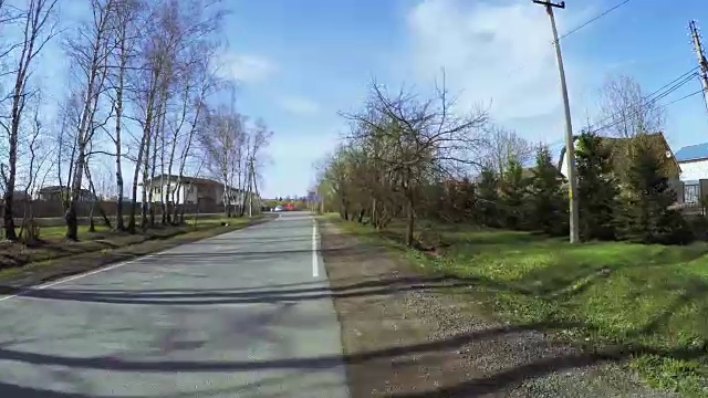 路在村舍视频素材画面1
