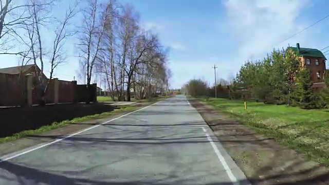 路在村舍视频素材画面4