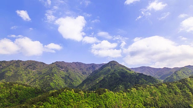 湄邦山和云景景观视频素材画面3
