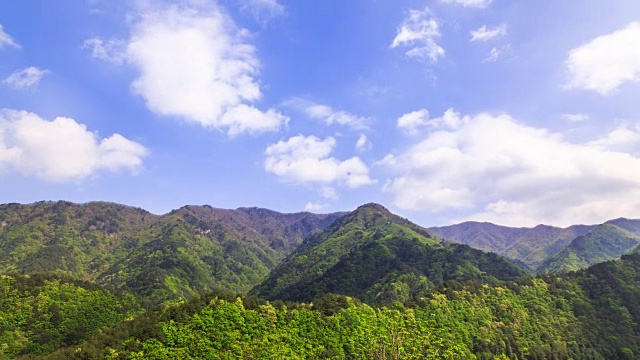 湄邦山和云景景观视频素材画面4