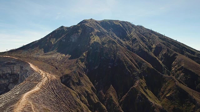 山地景观贾瓦岛，印度尼西亚视频素材