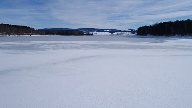 冻湖视频素材