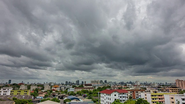 美丽的暴风雨和乌云。视频素材画面1