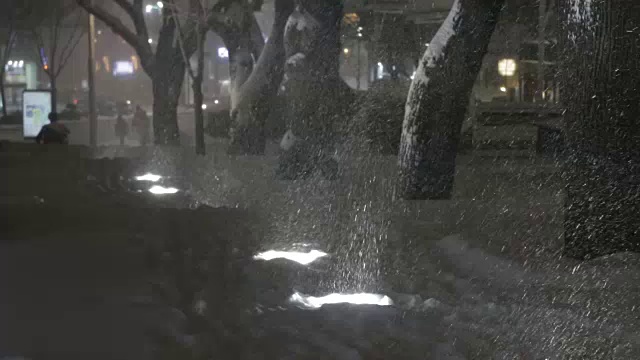 暴风雪视频素材