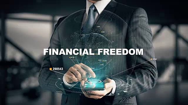金融自由的商人视频素材画面2