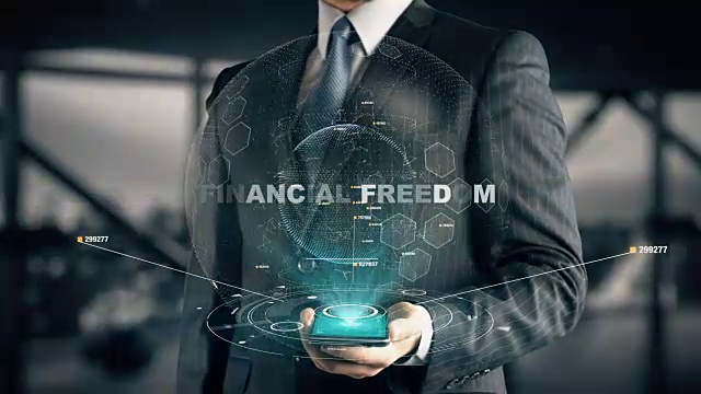 金融自由的商人视频素材画面3
