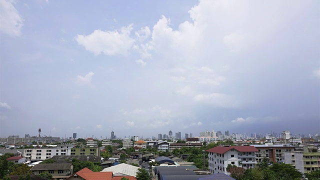4K:暴雨和乌云的时间间隔。视频素材画面1