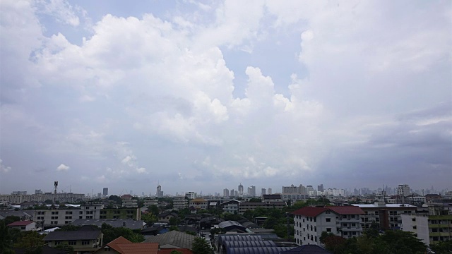 4K:暴雨和乌云的时间间隔。视频素材画面4