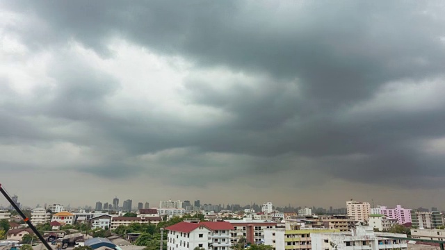 美丽的暴风雨和乌云视频素材画面2