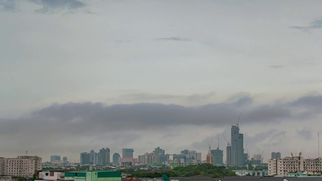 美丽的暴风雨和乌云视频素材画面2
