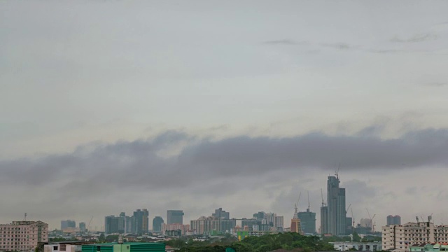 美丽的暴风雨和乌云视频素材画面3