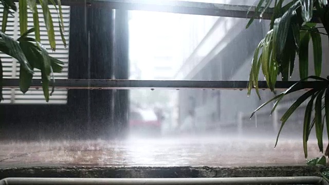 马来西亚吉隆坡的季风季节视频素材