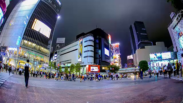 东京涩谷,视频素材