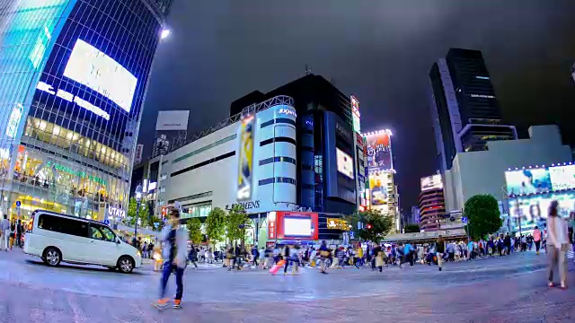 东京涩谷,视频素材