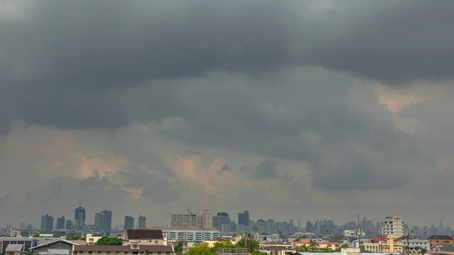 美丽的暴风雨和乌云视频素材画面2