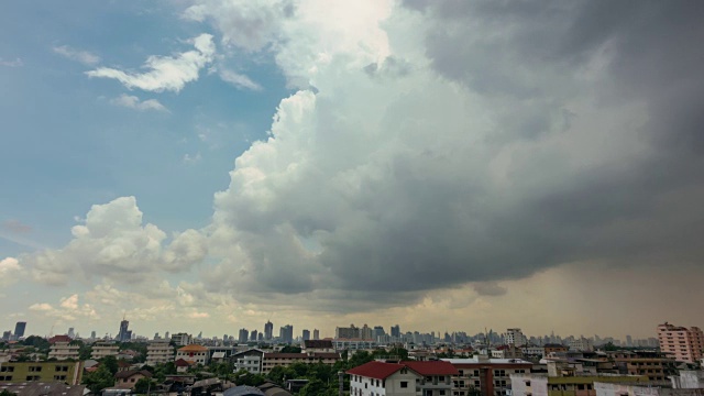 美丽的暴风雨和乌云视频素材画面1