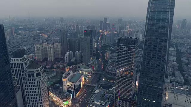 城市鸟瞰图视频素材画面1