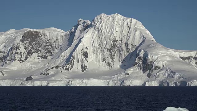 南极洲的雪山板视频素材