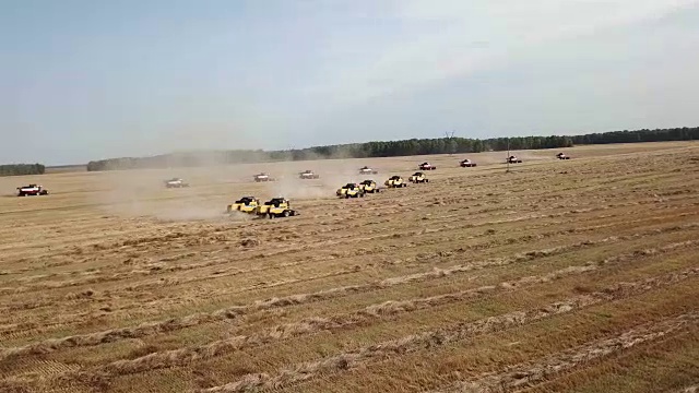 田间收获视频素材画面1