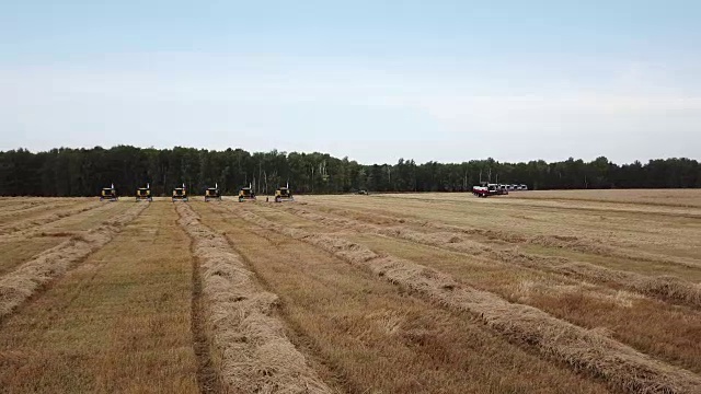 田间收获视频素材画面3