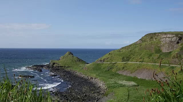 北爱尔兰沿着堤道海岸视频素材