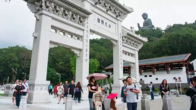 超拍:大屿山昂坪大佛、宝莲禅寺视频素材