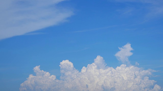 4K:晴空的时间流逝视频素材